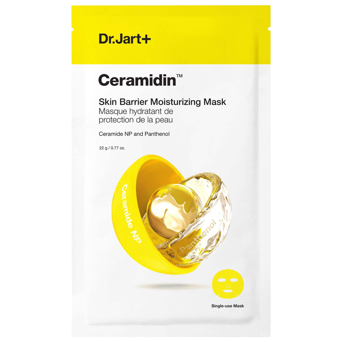 Dr. Jart Ceramidin Skin Barrier Moisturizing Mask (5EA)