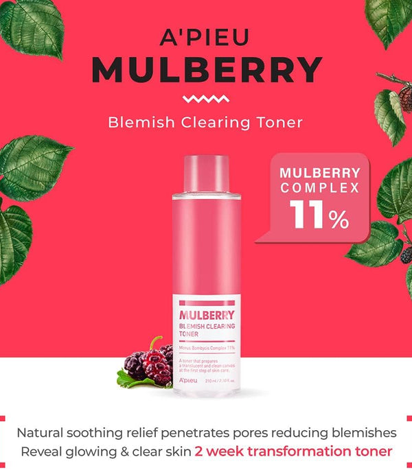 A'pieu Mulberry Blemish Clearing Toner - 210ML