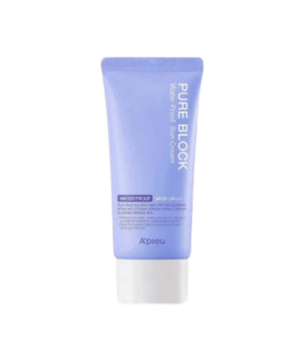 A'pieu Pure Block Waterproof Sunscreen Cream SPF50+/PA+++ - 50ML