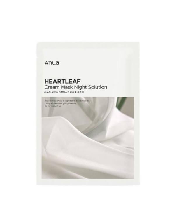 Anua Heartleaf Cream Mask Night Solution (10pcs)